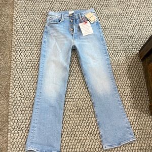 MOTHER Denim The Tripper Ankle w/ Cat Daddy Wash.